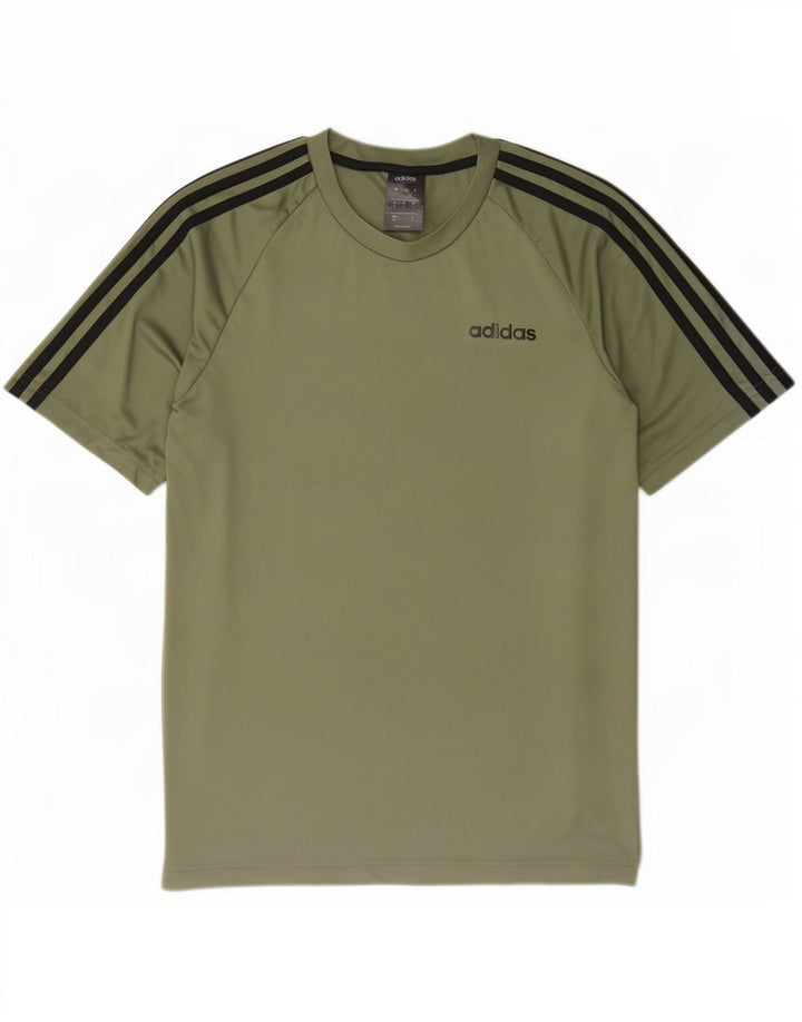 Adidas T-Shirt Homme Haut Petit Kaki Polyester