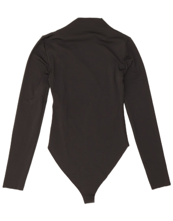 Zara Body à manches longues pour femme UK 8 Small Noir Polyester