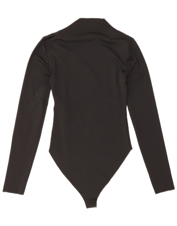 Zara Body à manches longues pour femme UK 8 Small Noir Polyester