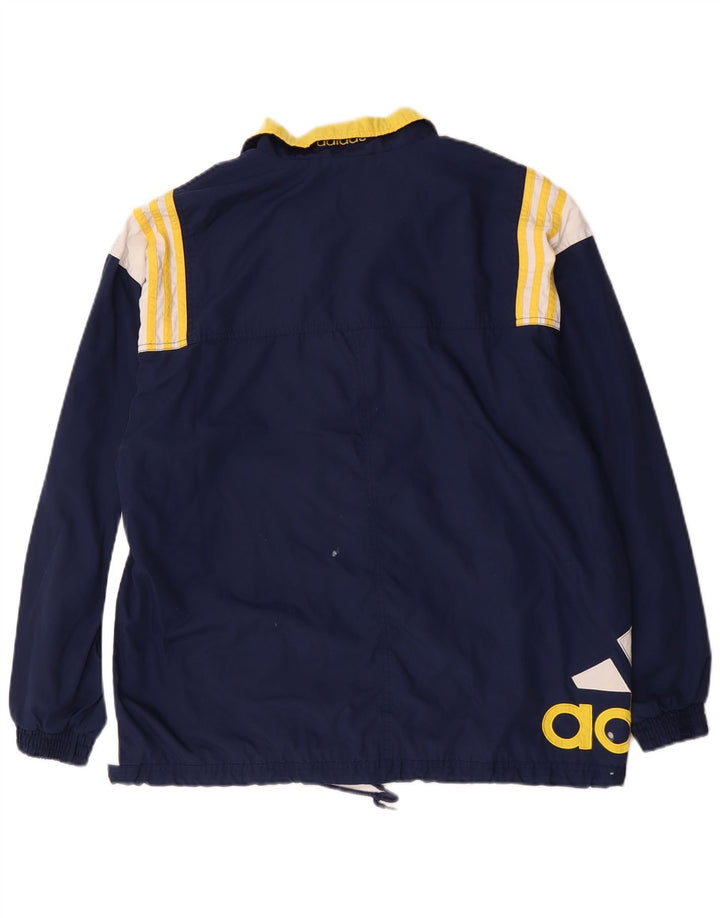 Adidas Veste de survêtement pour homme UK 40/42 Bleu marine moyen Colourblock