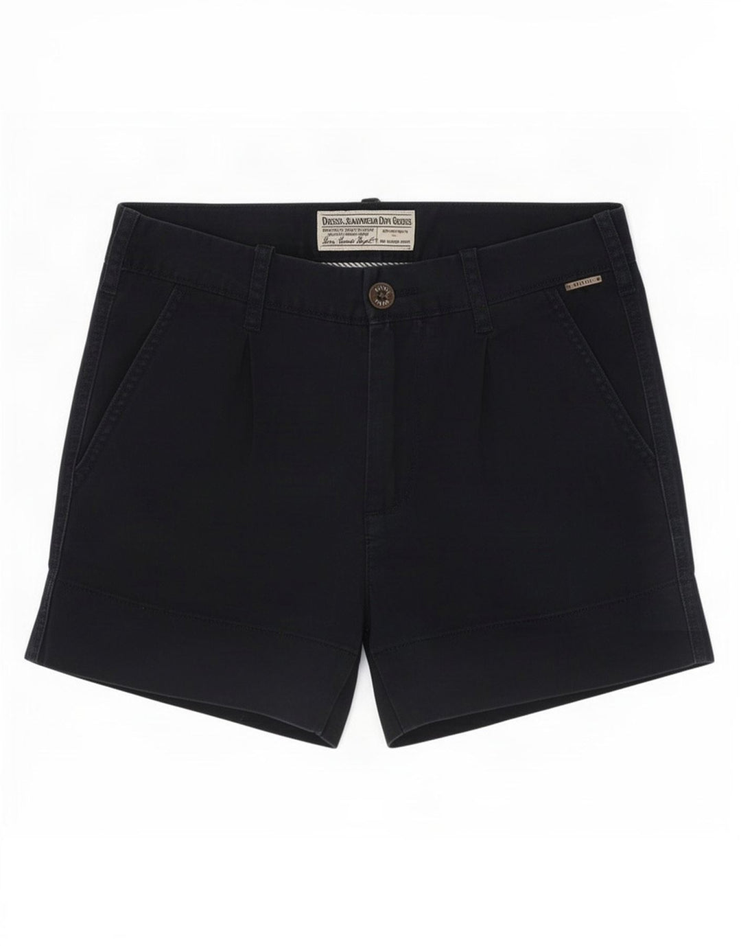Diesel Short Chino Femme W26 Petit Bleu Marine Coton