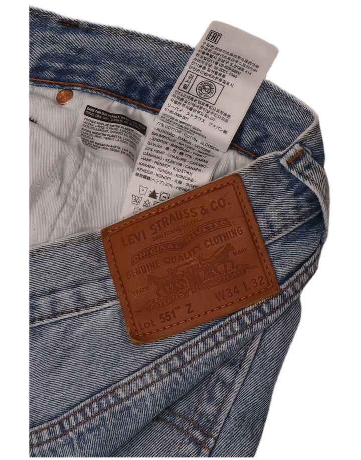 Levi's Jean Droit Homme W34 L32 Bleu Coton