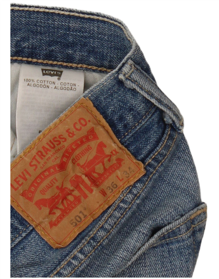 Levi's Jean Droit 501 Homme Bleu W36 L34 Coton