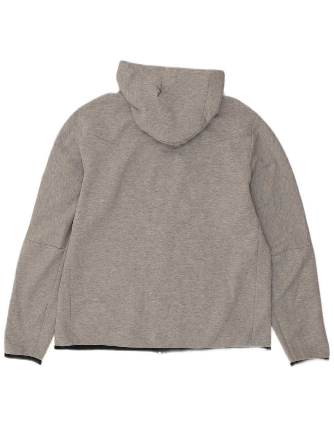 NIKE Pull à capuche zippé pour homme Grand coton gris