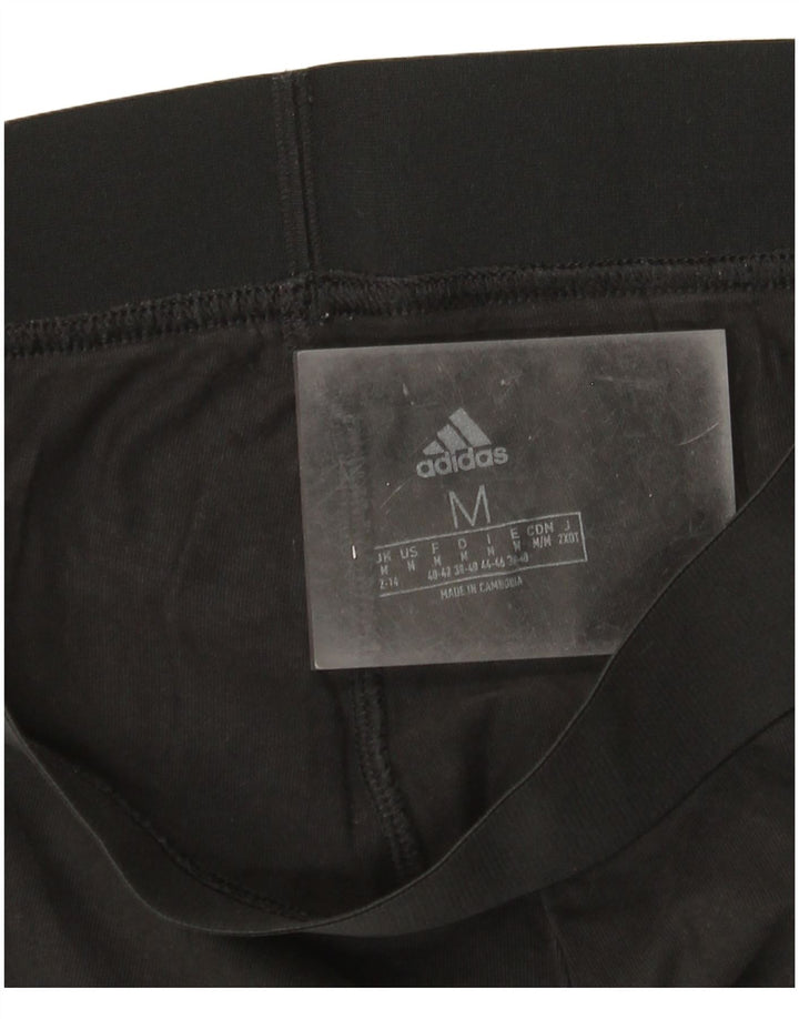 Adidas Leggings Femme UK 12/14 Moyen Noir