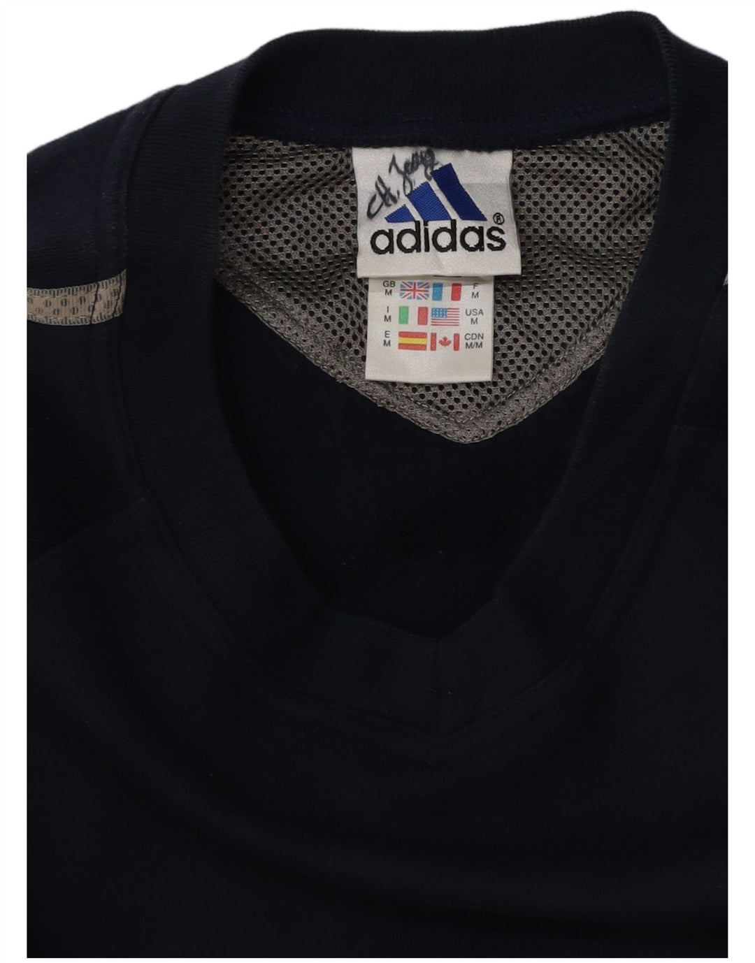ADIDAS Sweat-shirt coupe ample pour homme en coton bleu marine moyen