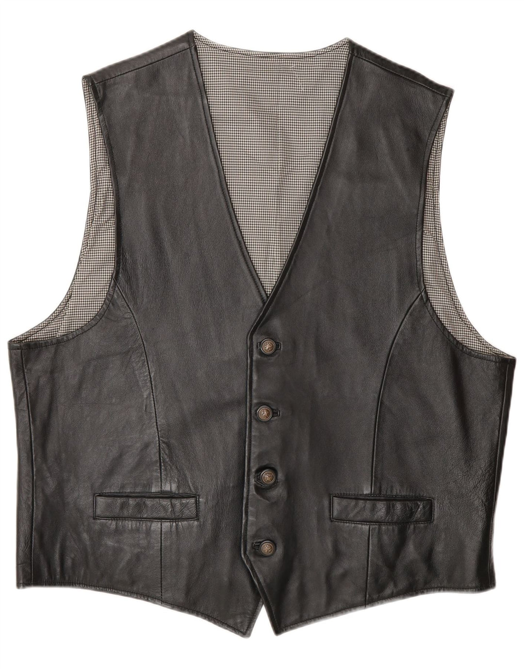 Canada Gilet en cuir pour homme XL Cuir noir