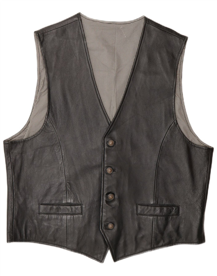 Canada Gilet en cuir pour homme XL Cuir noir