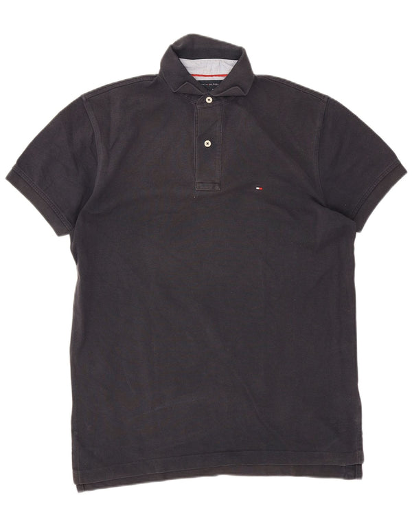 Tommy Hilfiger Polo Homme Petit Bleu Marine Coton