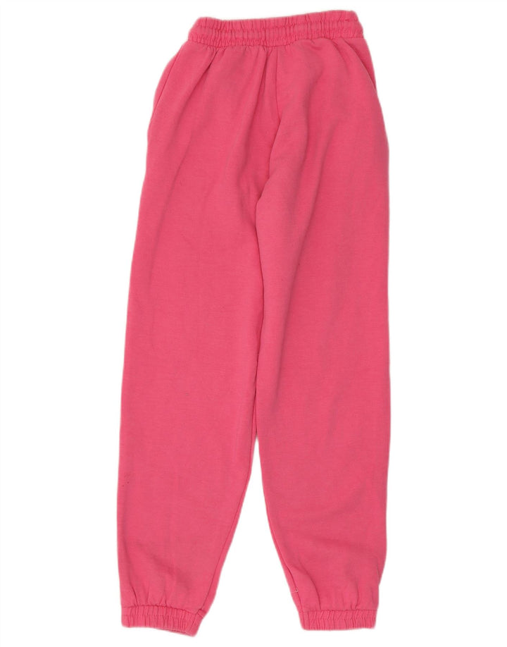 ZARA Femme Pantalon De Survêtement Joggers UK 8 Petit Rose Polyester