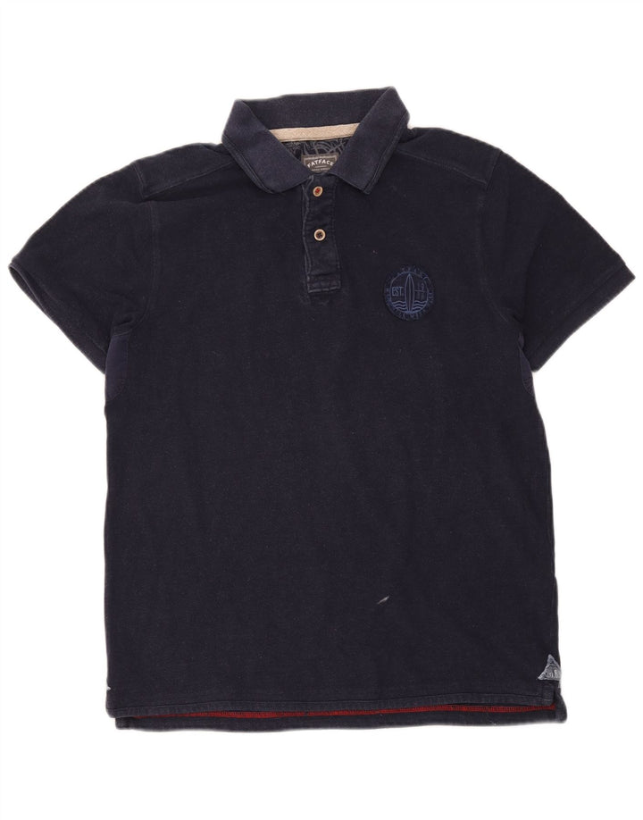 Polo Homme Fat Face Coton Bleu Marine Moyen