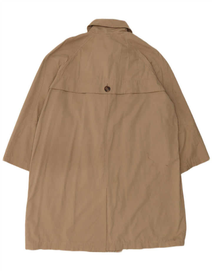 Zara Trench-coat surdimensionné pour femme UK 10 Petit polyester beige