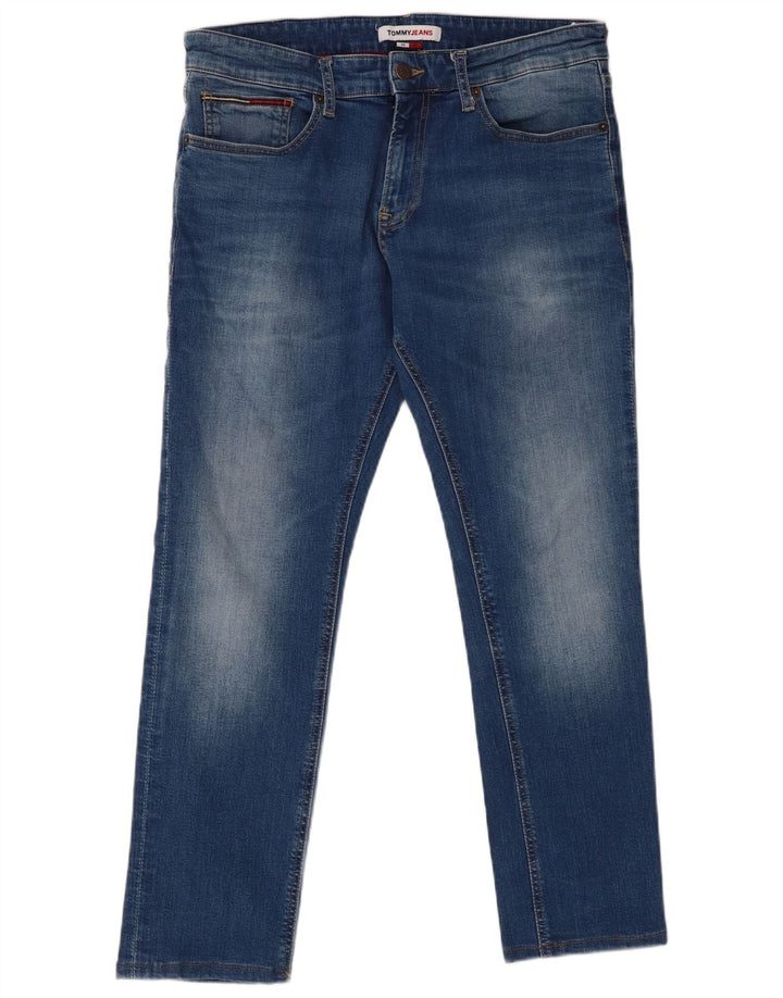 TOMMY HILFIGER Jean Slim Scanton W34 L27 Homme Bleu Coton