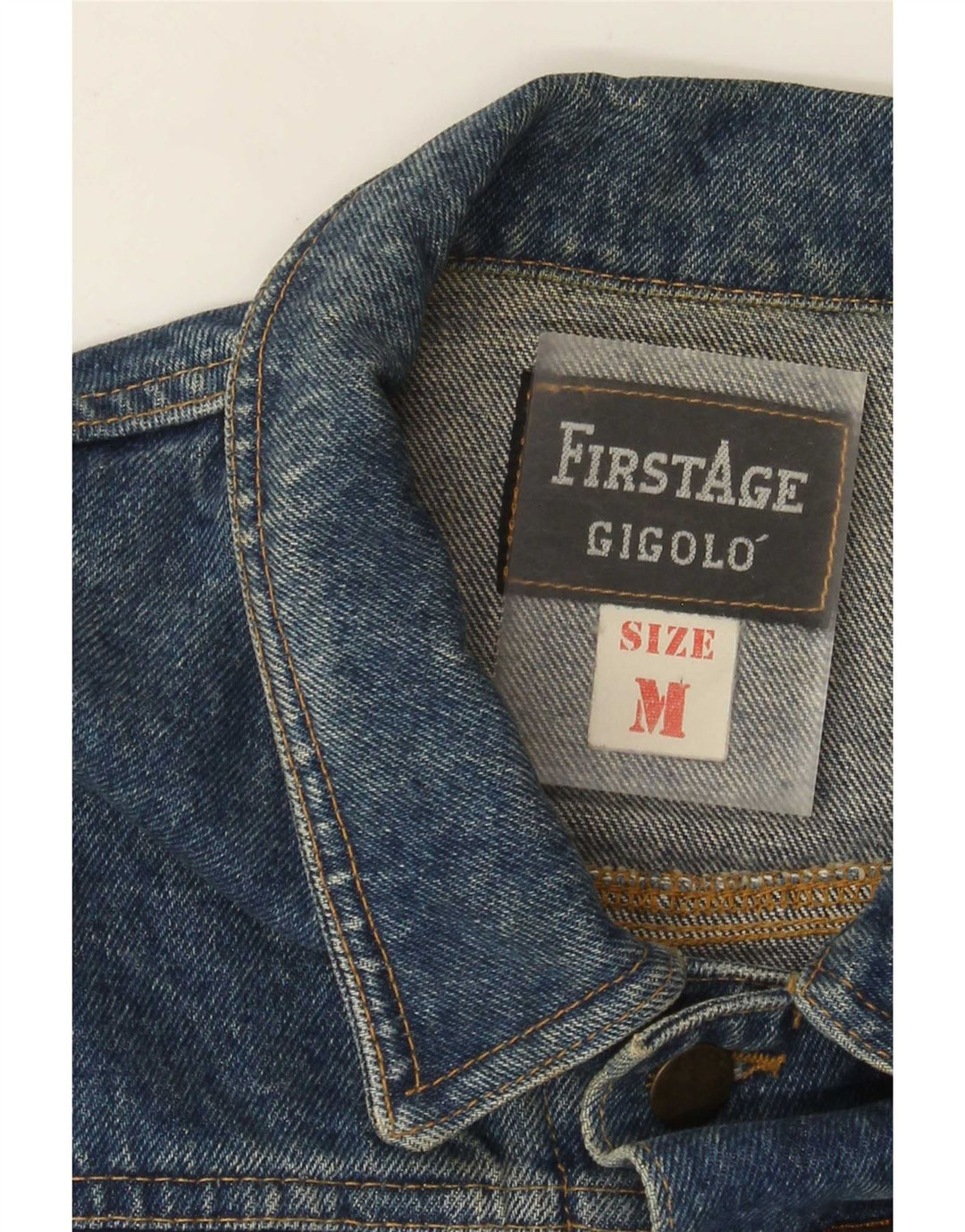veste en denim femme vintage UK 14 coton bleu moyen