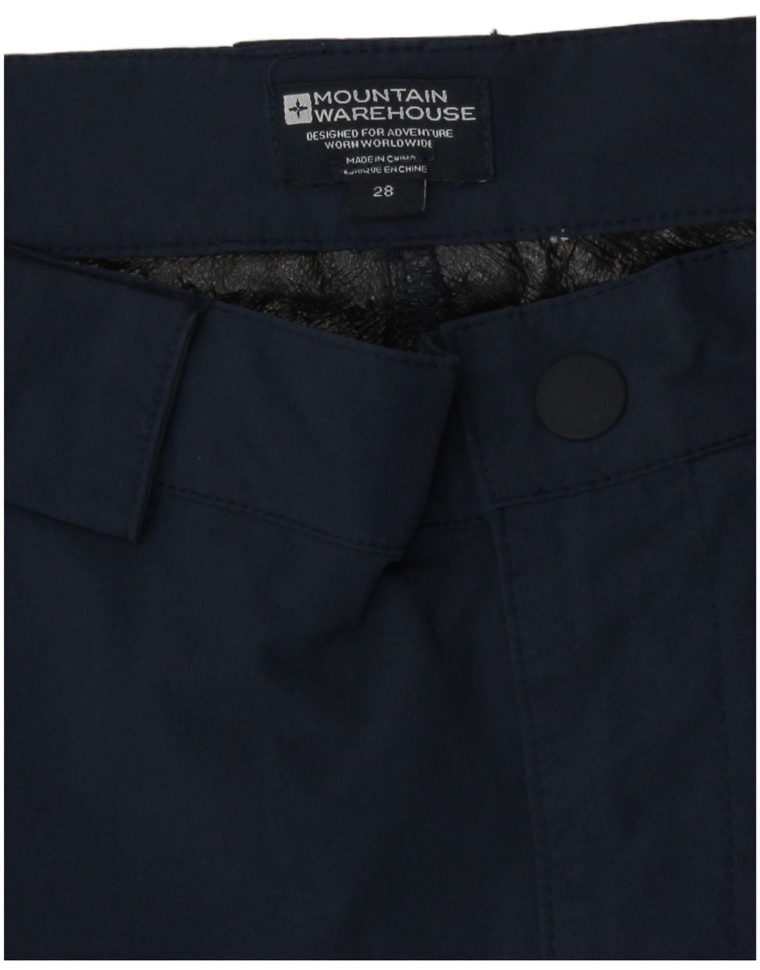 Mountain Warehouse Pantalon Cargo Slim Femme W28 L31 Bleu Marine