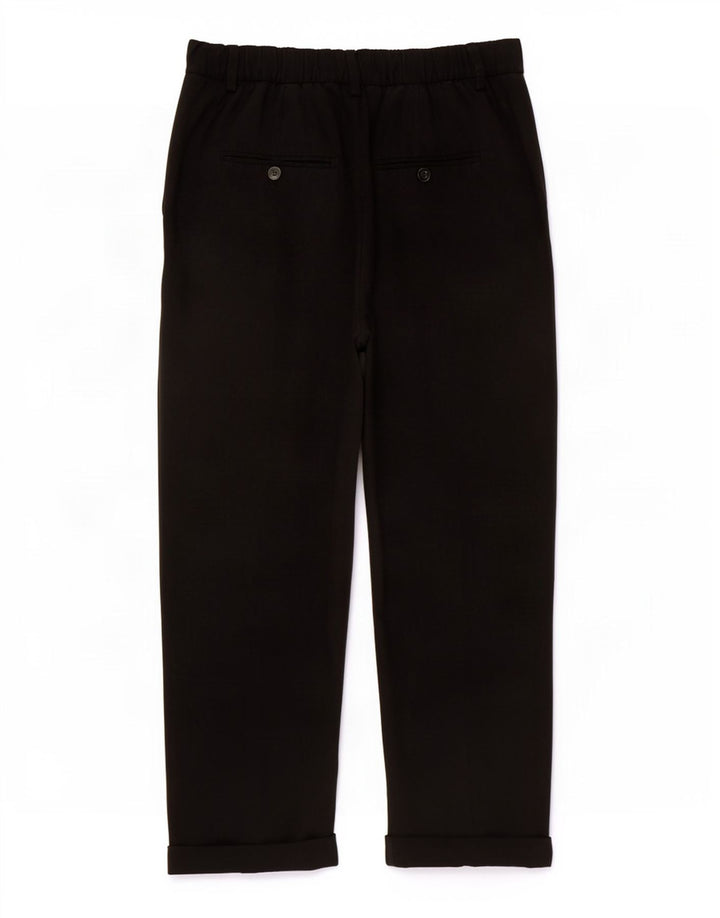 Zara Pantalon Capri Femme Moyen W28 L22 Noir
