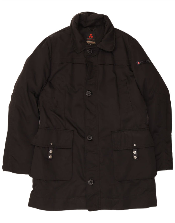 PEUTEREY Veste coupe-vent homme UK 42 XL Noir Polyester