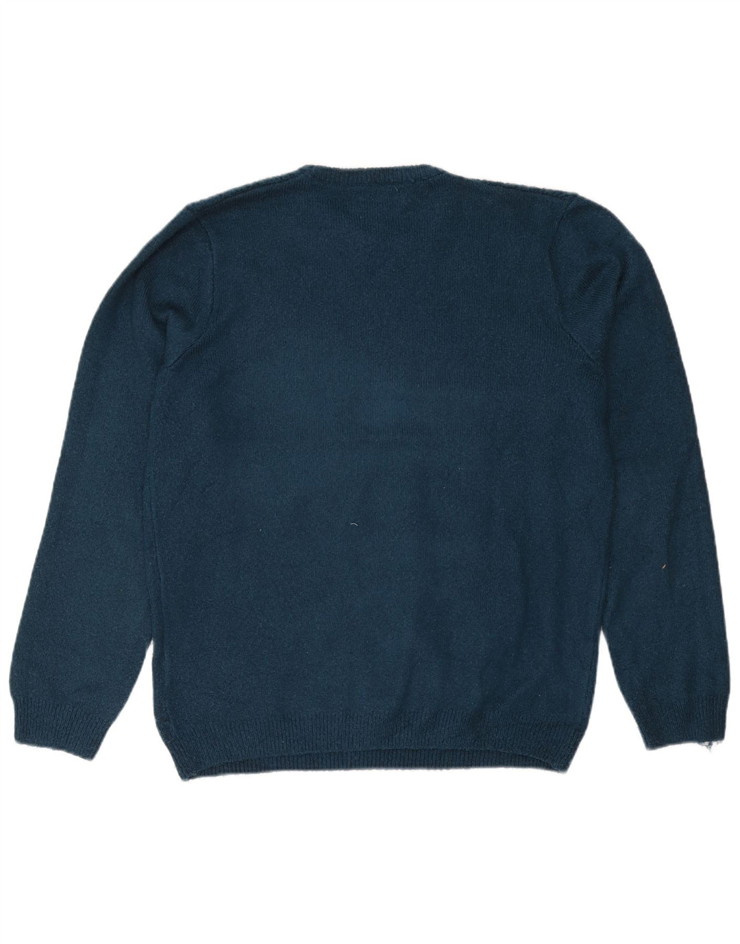 Marks & Spencer Pull à col rond pour homme en acrylique turquoise Taille L