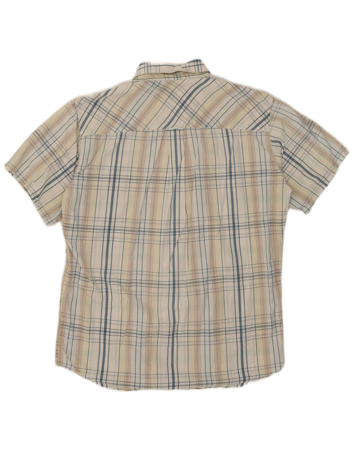 Chemise à manches courtes homme Marlboro Classics coton à carreaux multicolore moyen
