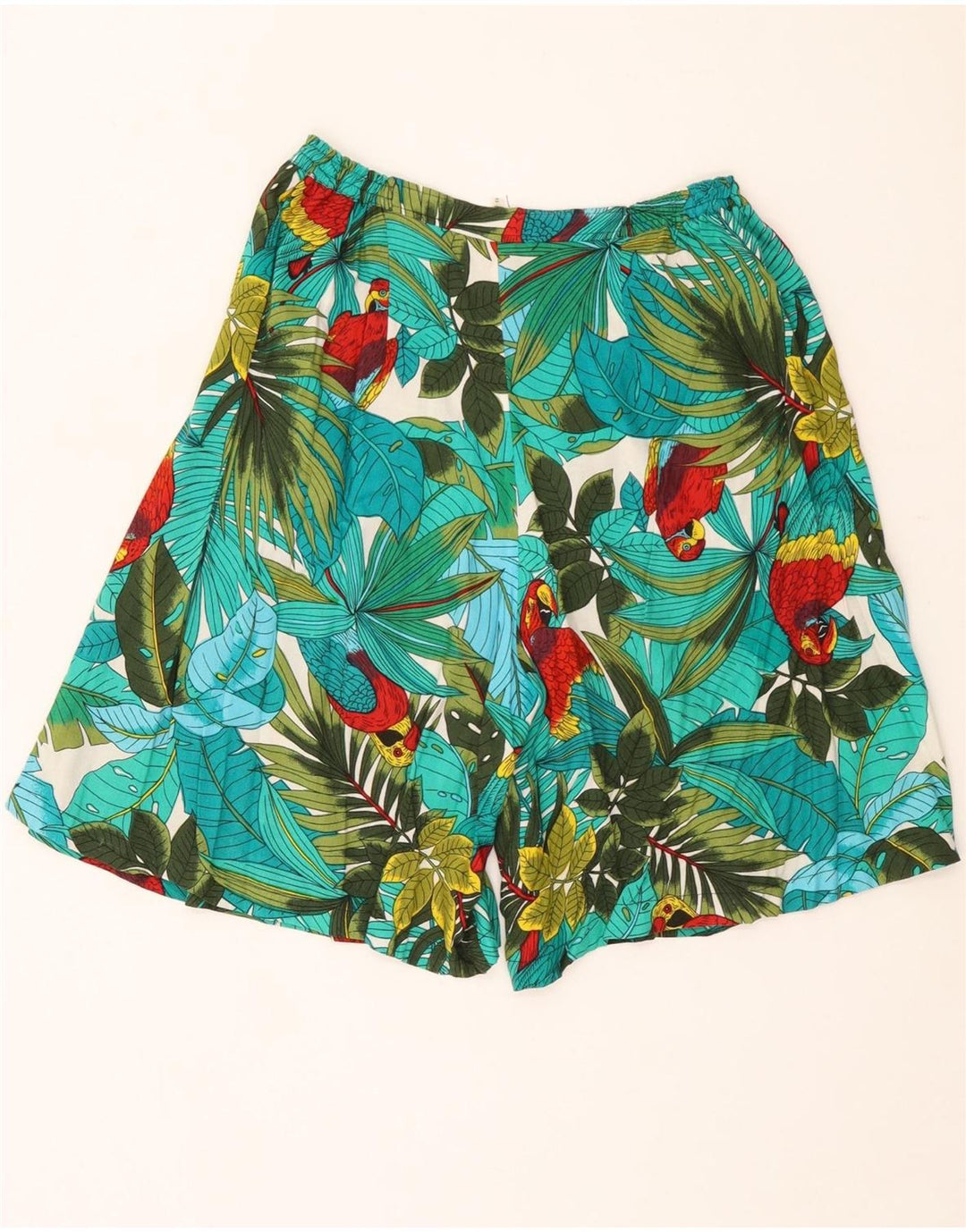 Bermuda hawaïen vintage pour hommes moyen W30 floral multicolore
