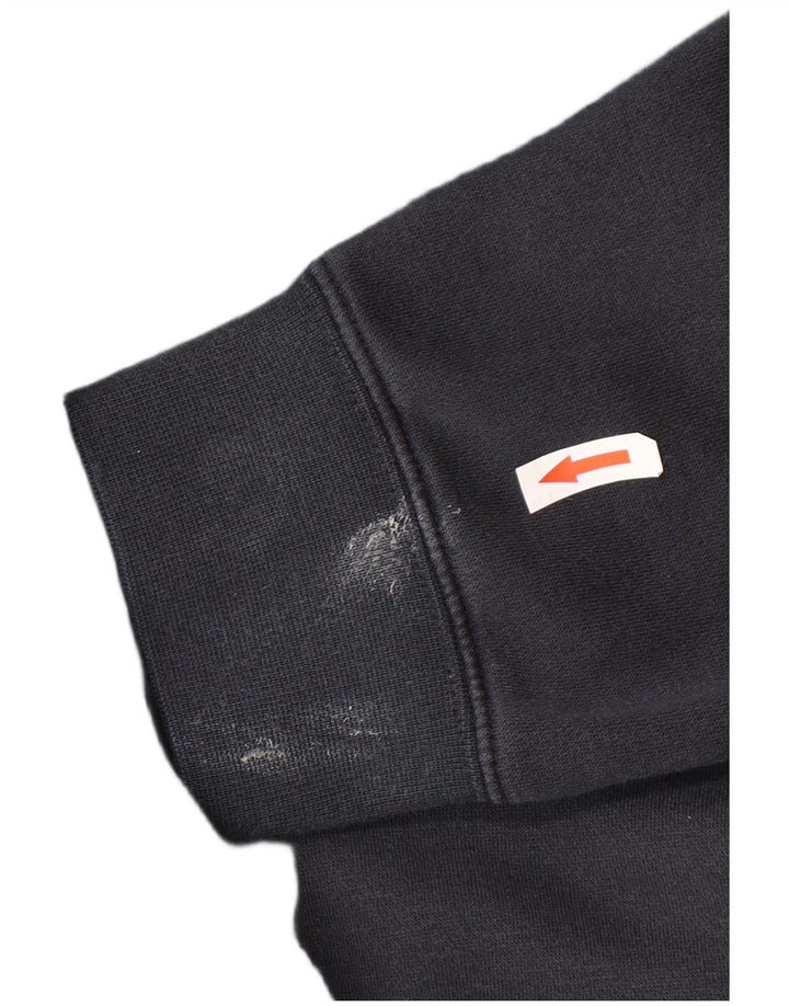 Nike Pull à capuche en coton bleu marine moyen pour homme