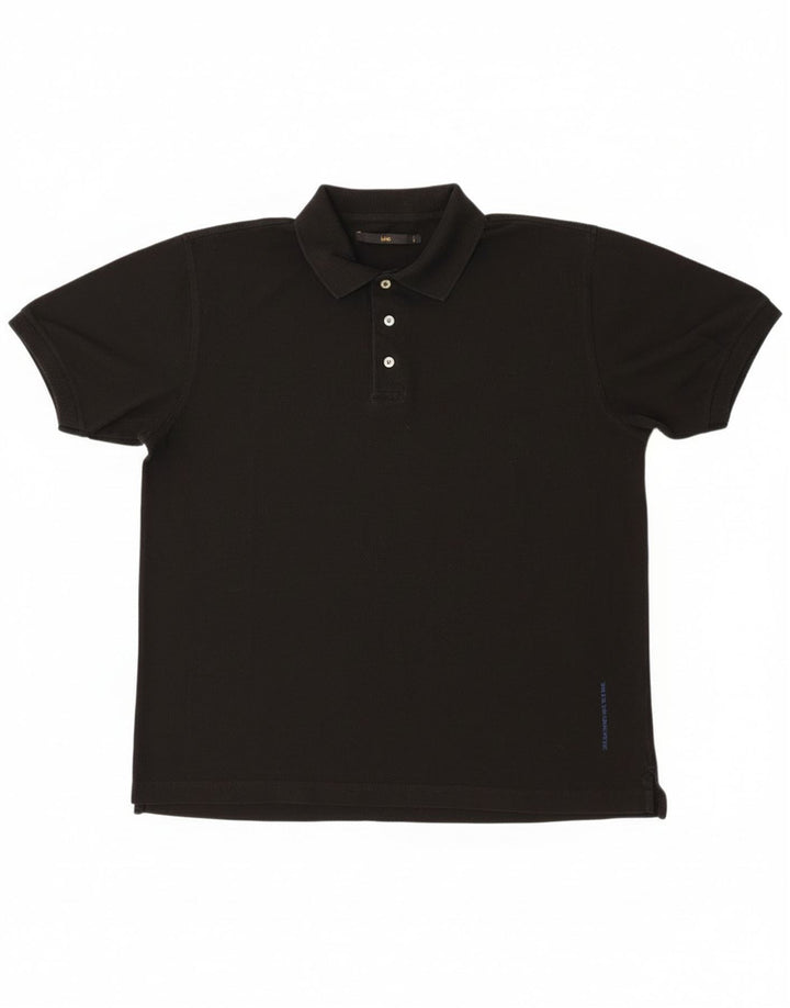 Lee Polo Homme 2XL Coton Noir