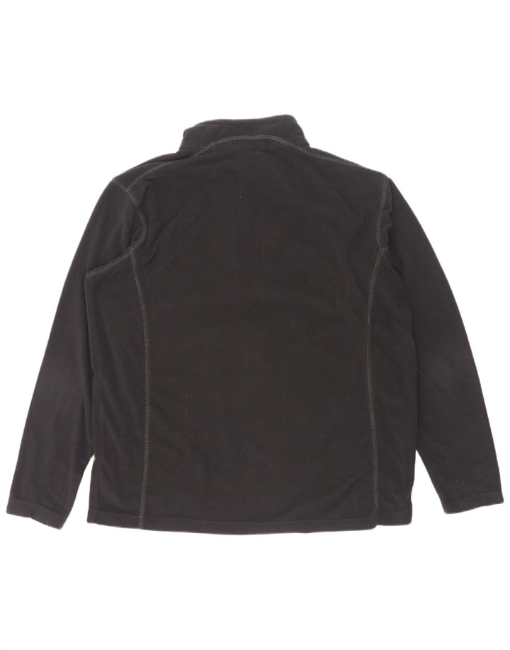 Columbia Pull polaire à col zippé pour homme Taille L Noir Polyester
