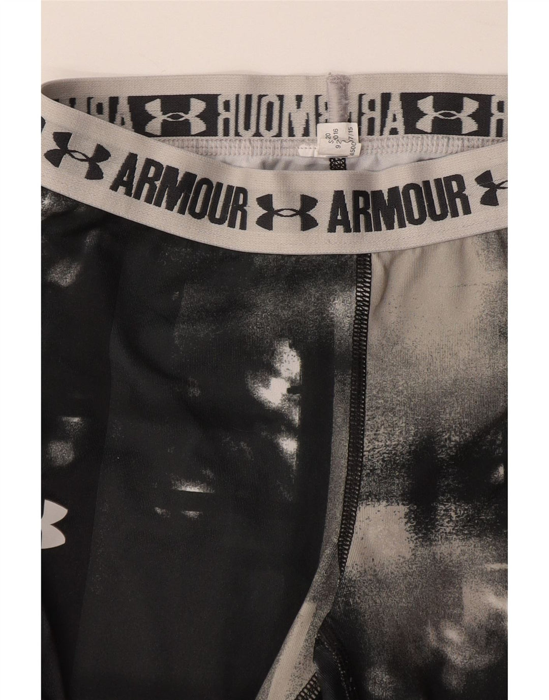 UNDER ARMOUR Legging capri graphique pour fille 7-8 ans Gris Tie Dye