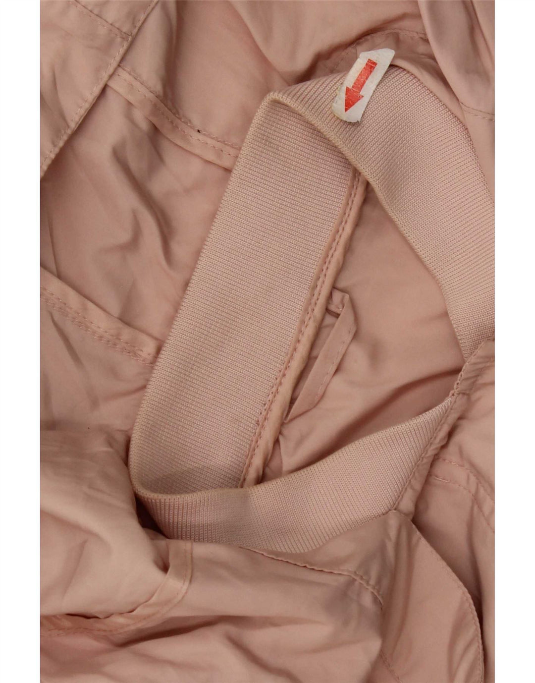 Zara Veste de pluie à capuche pour femme UK 14 Polyester rose moyen