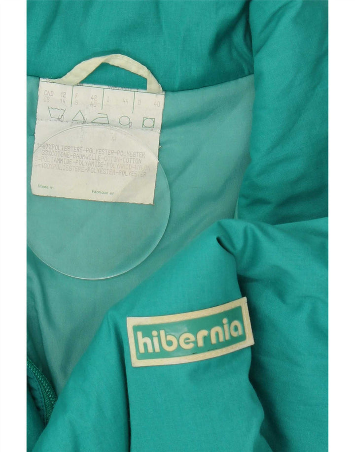 Hibernia Veste de ski surdimensionnée pour femme UK 14 Large Vert Polyester