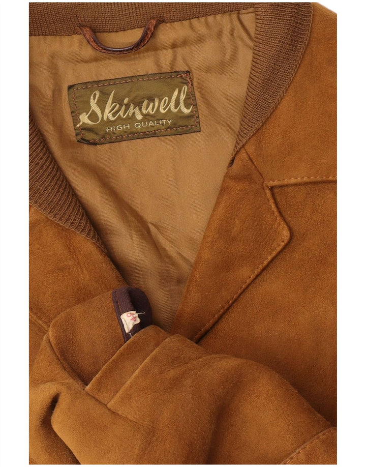 veste en daim homme vintage IT 48 Marron moyen