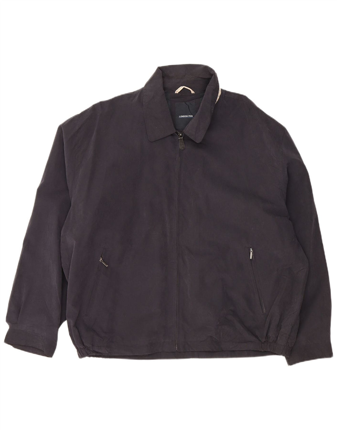 LONDON FOG Veste Bomber Homme UK 44 2XL Bleu Marine Polyester