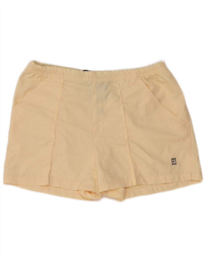 NIKE Short de sport pour femme UK 10/12 Polyester beige moyen