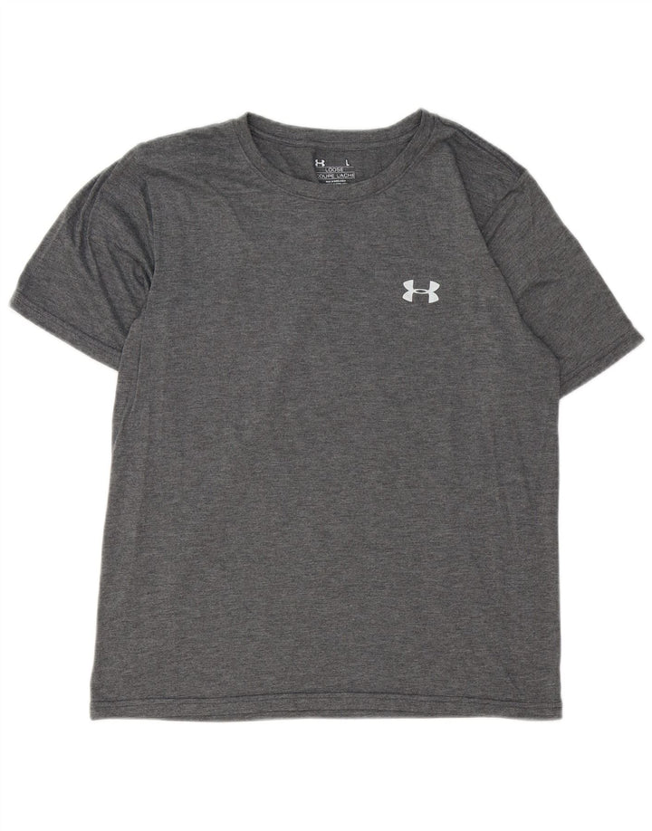 Under Armour T-Shirt Femme UK 14 Large Gris