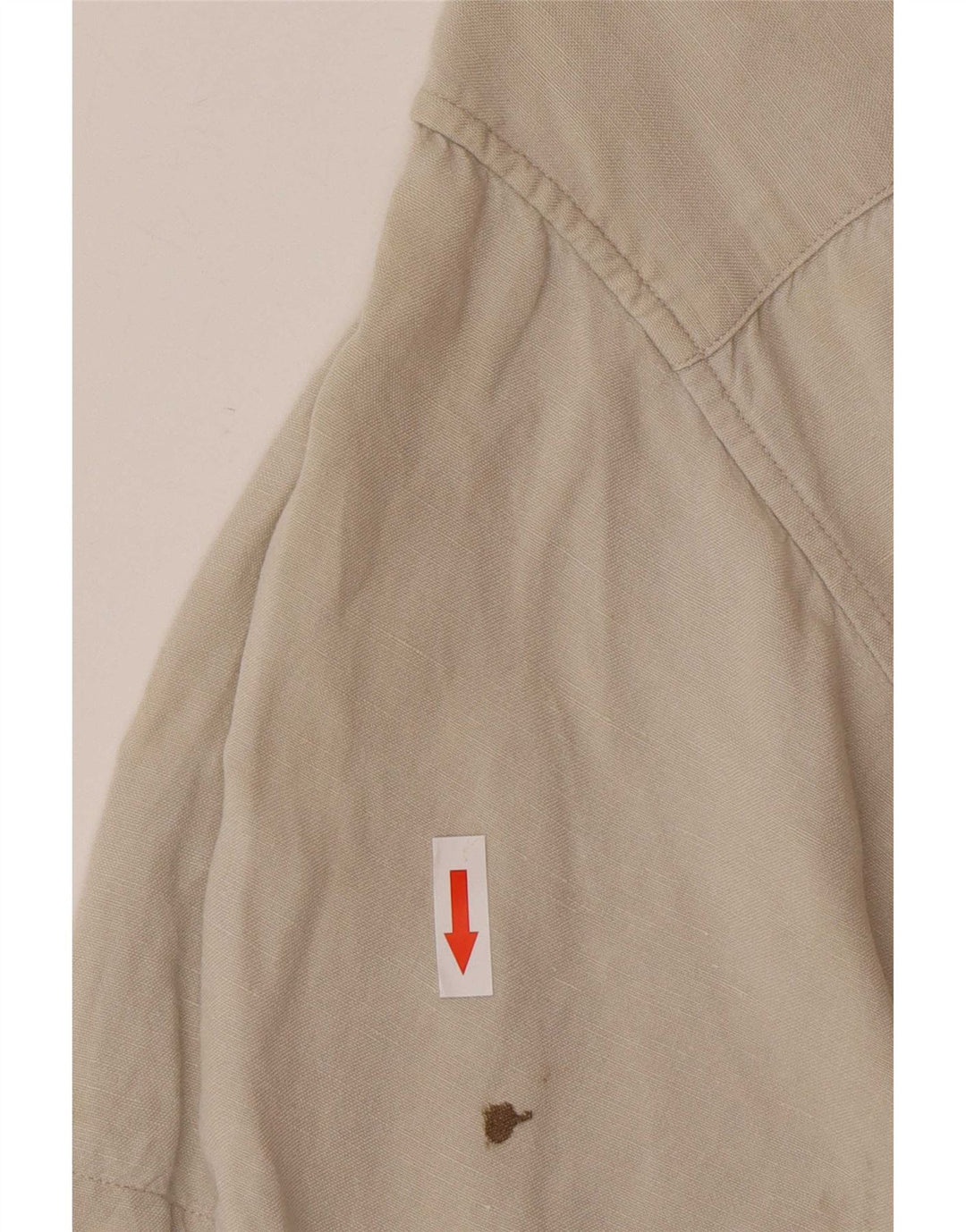 Nautica Chemise à manches courtes pour homme en lin gris grand