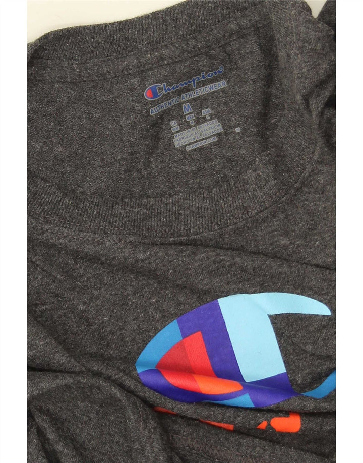 Champion T-Shirt Graphique Homme Gris Moyen