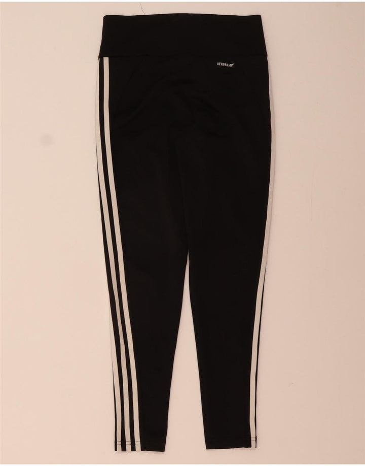 ADIDAS Leggings Aeroready pour femmes UK 12/14 Polyester noir moyen