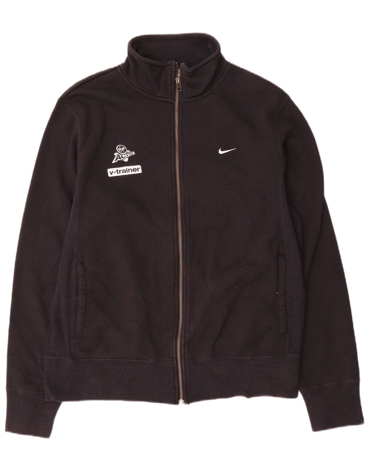 Nike Veste de survêtement graphique pour homme UK 38/40 Coton noir moyen