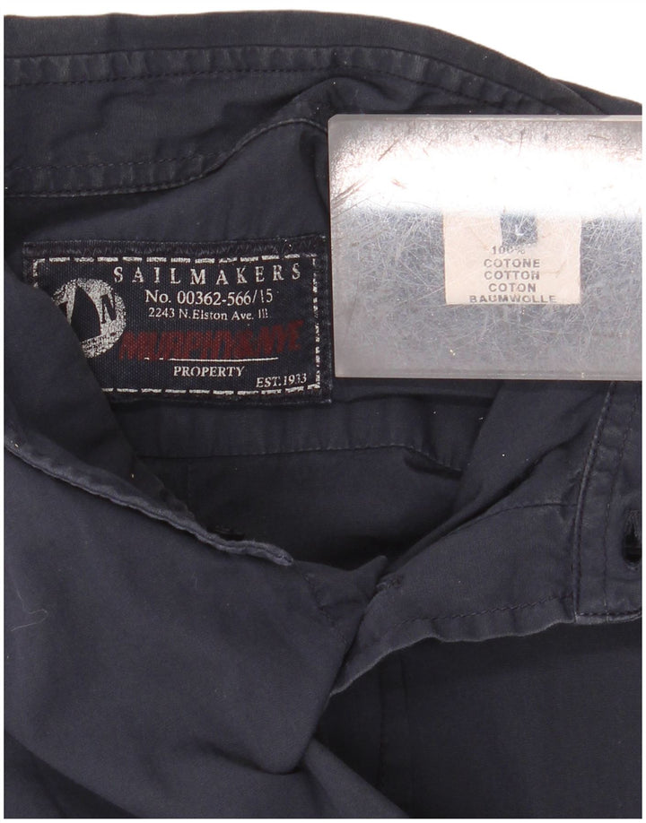 MURPHY & NYE Chemise Sailmakers Homme Large Bleu Marine Coton