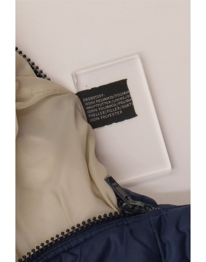 VINTAGE Veste coupe-vent homme UK 38 Polyester bleu marine moyen