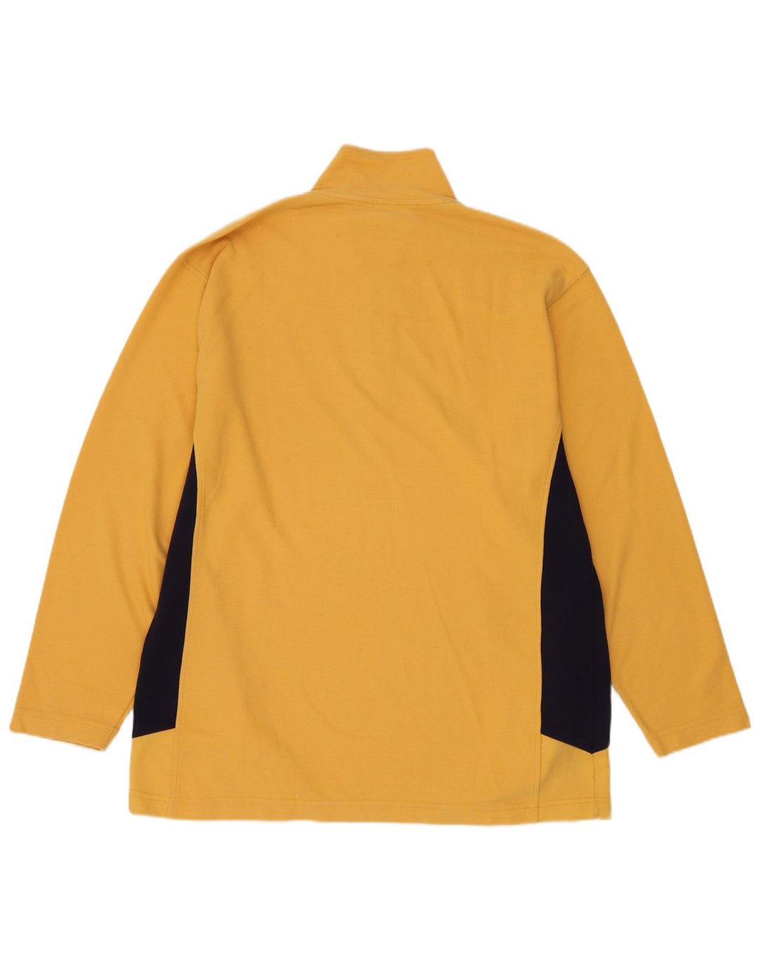Belfe & Homme Haut de Survêtement Pull à Col Zippé 2XL Jaune Colorblock