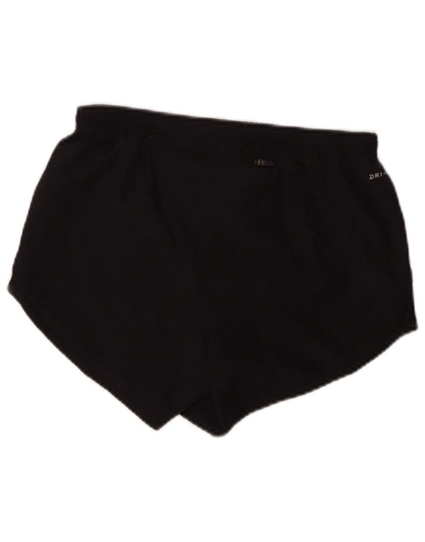 Nike Short de sport Dri Fit pour femme UK 4 XS Polyester imprimé animal noir