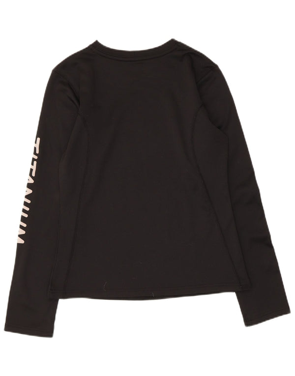 Columbia Haut à manches longues Titanium Graphic pour femme UK 10 Small Noir