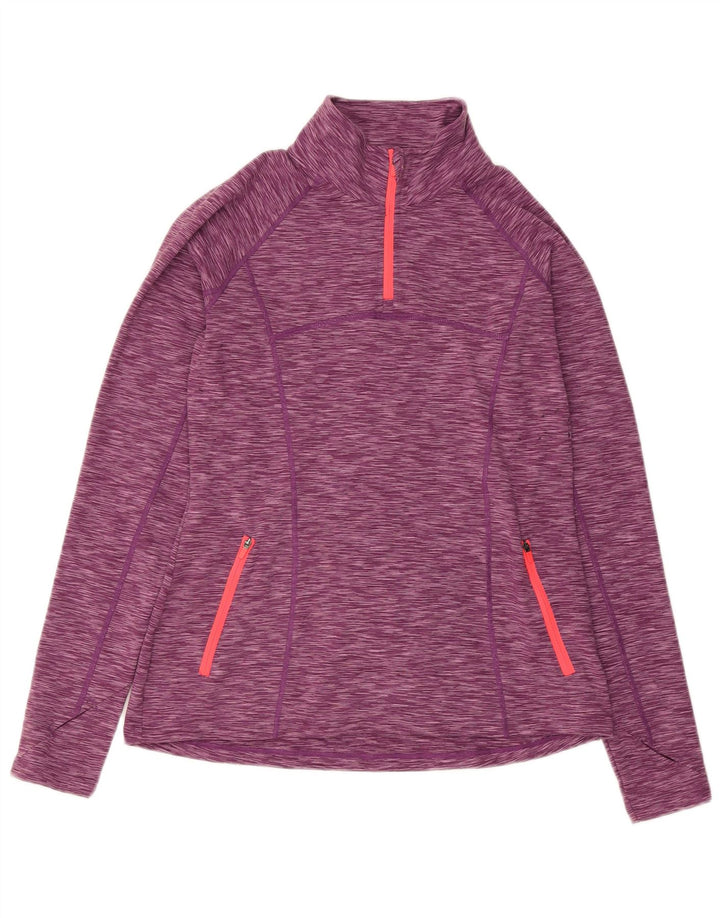 Mountain Warehouse Haut de survêtement pour femme UK 12 Violet moyen