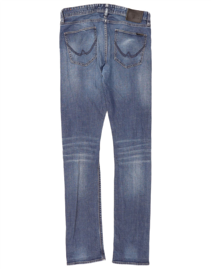Superdry Jean Slim W32 L36 Bleu Coton Homme