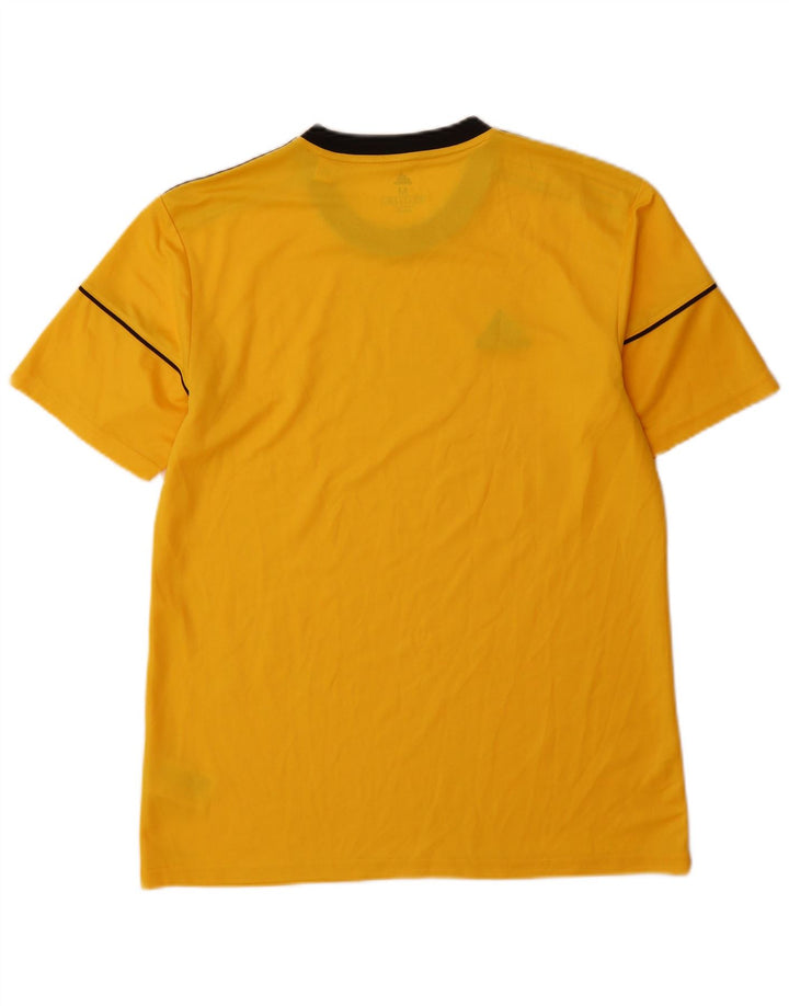 Adidas Homme Climalite T-Shirt Haut Jaune Moyen Polyester