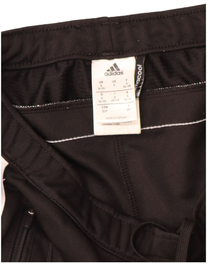 Adidas Pantalon de survêtement Climacool pour femme UK 8/10 Petit Noir Polyester