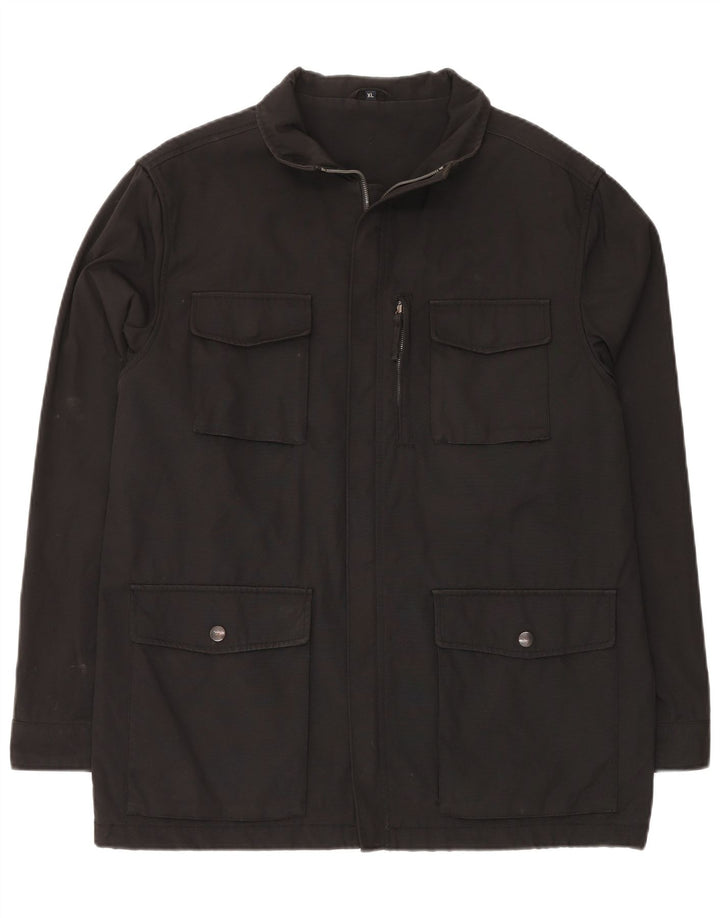 DECATHLON Veste Utilitaire Homme UK 42 XL Noir Polyamide