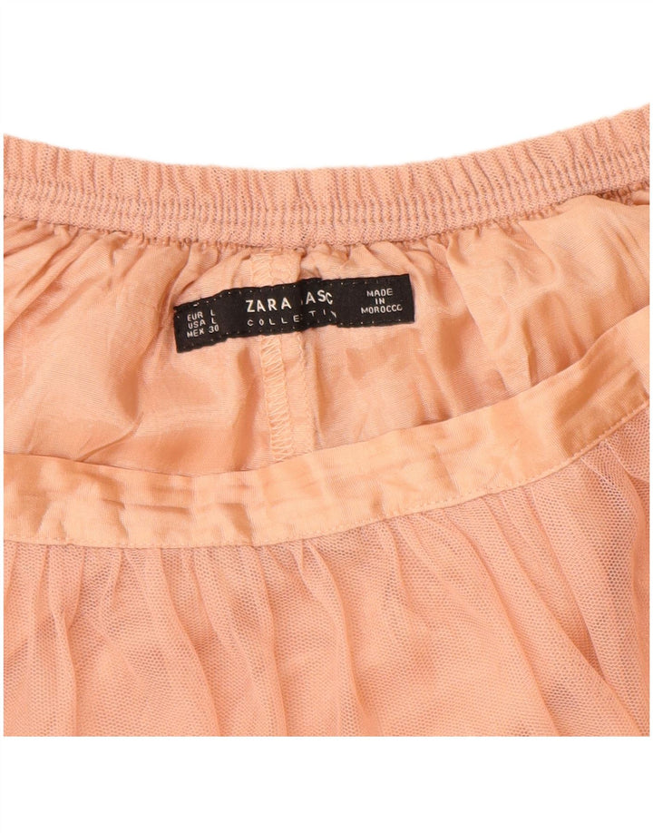 Jupe Tutu Taille Haute Femme ZARA Large W30 Rose