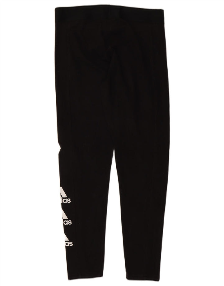 ADIDAS Leggings graphiques pour femmes UK 16/18 Large Noir